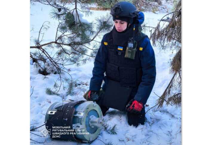 На Київщині сапери знищили бойову частину російського ударного дрона