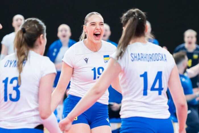 Жіноча збірна України з волейболу здобула перемогу над Словенією в Золотій Євролізі